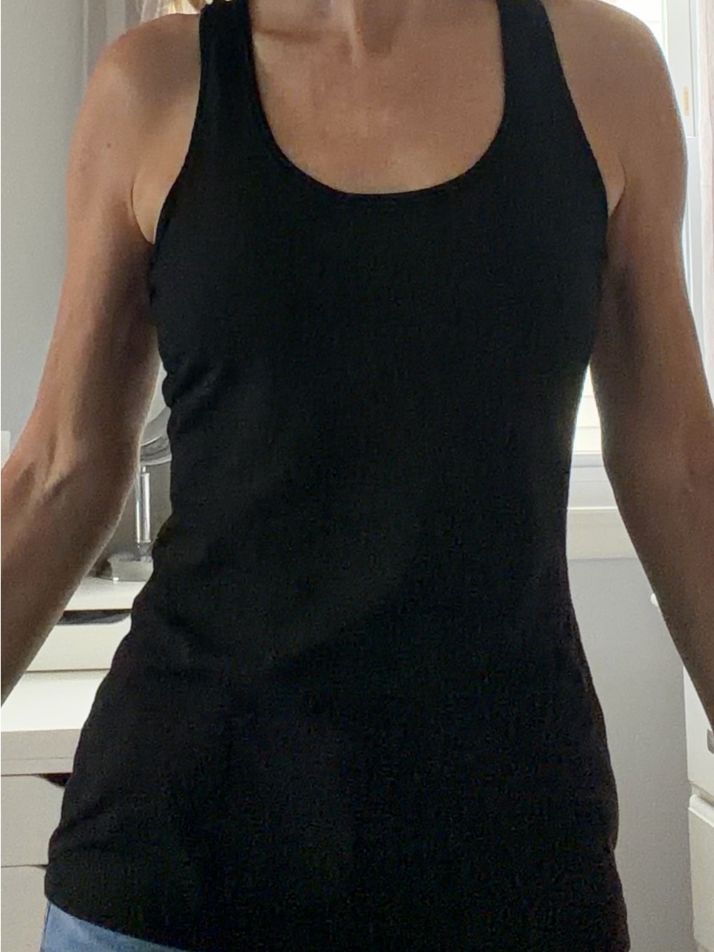 Black Racerback Women's Tank Top